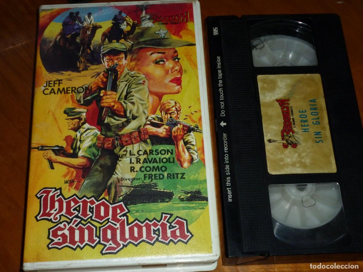 Cine: HEROE SIN GLORIA - JEFF CAMERON, FRED RITZ - VHS - Foto 1