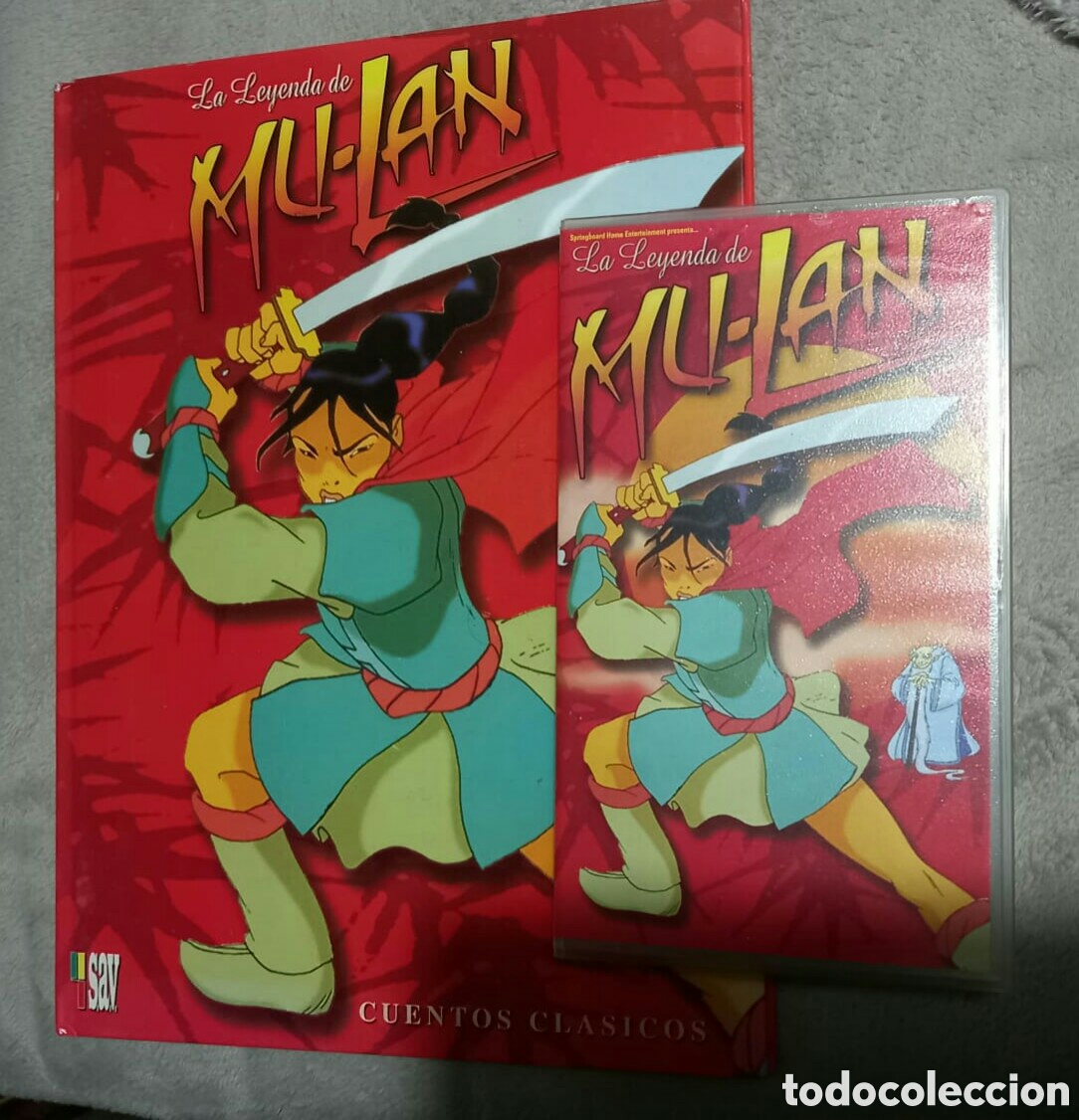 Cine: La leyenda de Mu lan vhs+ libro