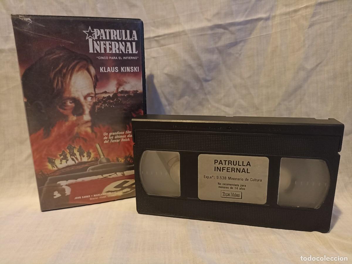 Kino: Patrulla infernal, pel&iacute;cula VHS (III Reich Hitler- Nazi- Alemania) WWII