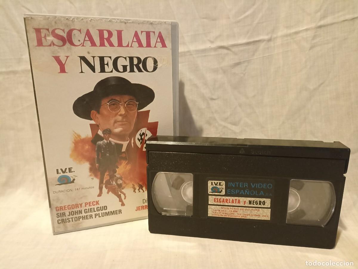 Kino: Escarlata y negro, pel&iacute;cula VHS (III Reich Hitler- Nazi- Alemania) WWII