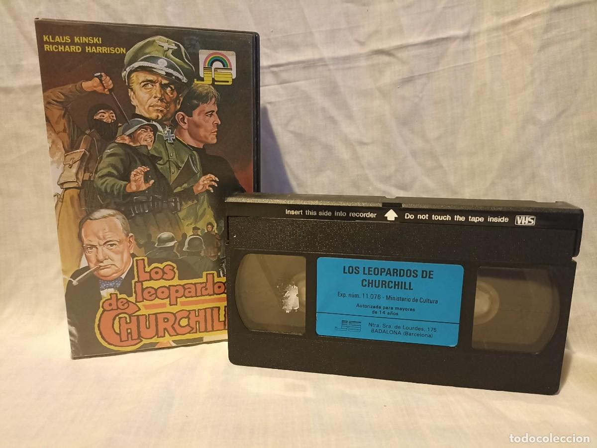 Cine: Los leopardos de Churchill, pel&iacute;cula VHS (III Reich Hitler- Nazi- Alemania) WWII