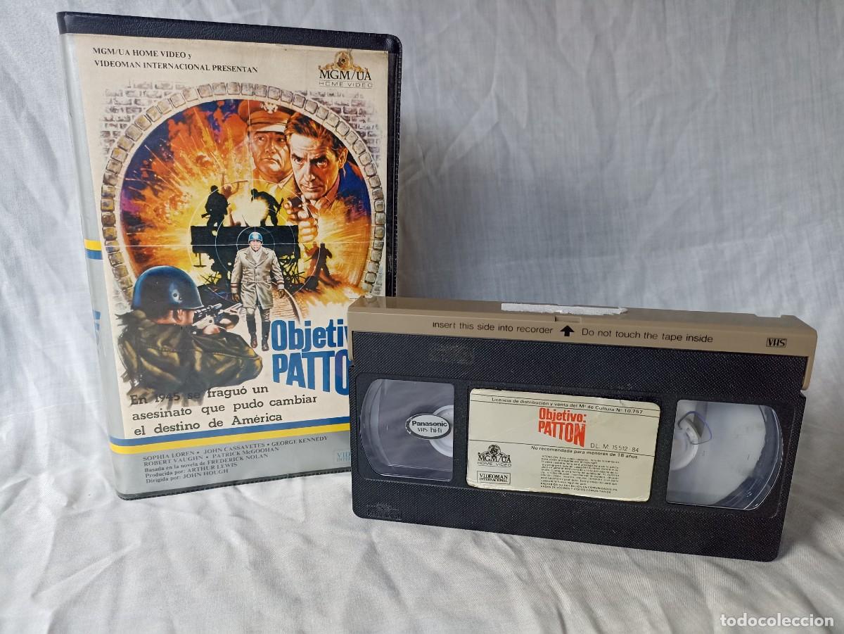 Cin&eacute;ma: Objetivo Patton, pel&iacute;cula VHS (III Reich Hitler- Nazi- Alemania) WWII de 1984