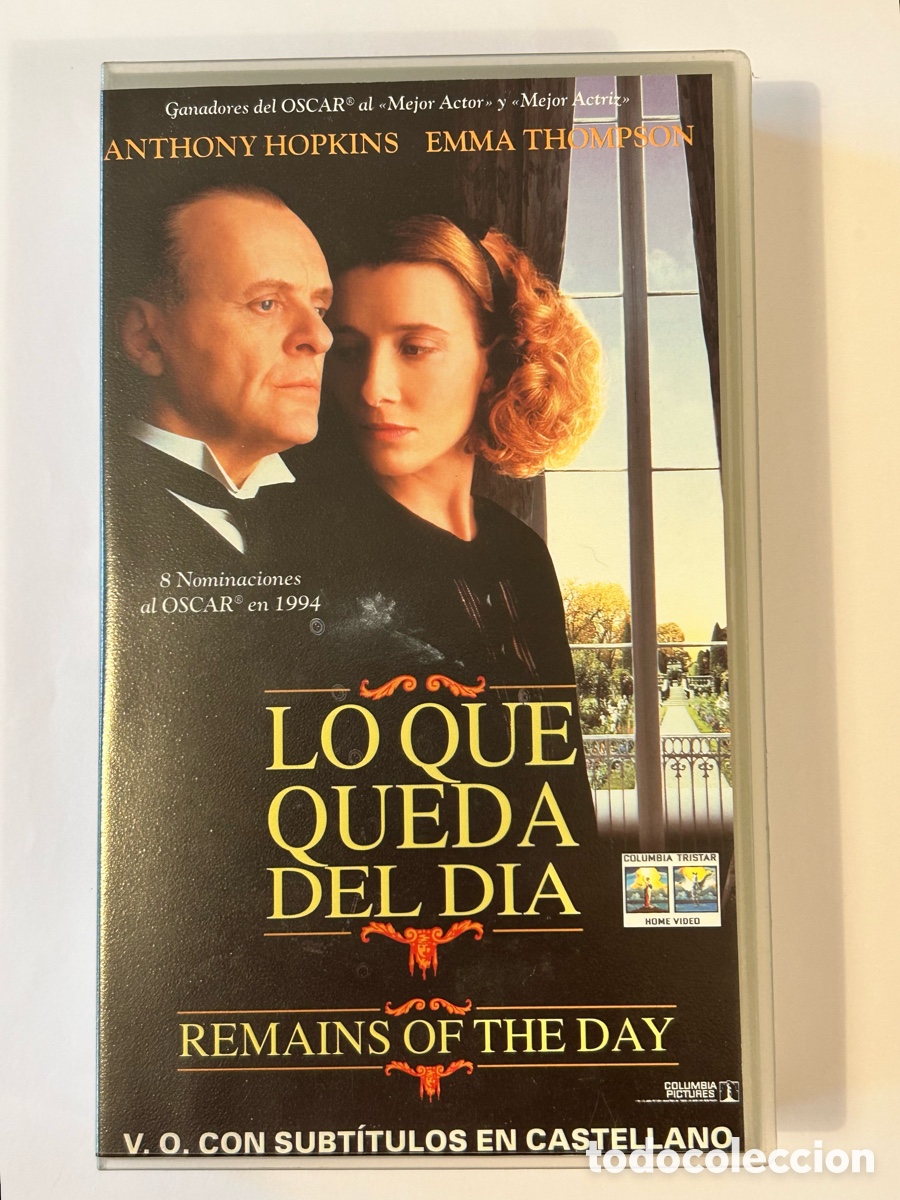 Cine: LO QUE QUEDA DEL D&Iacute;A. VHS - Foto 1