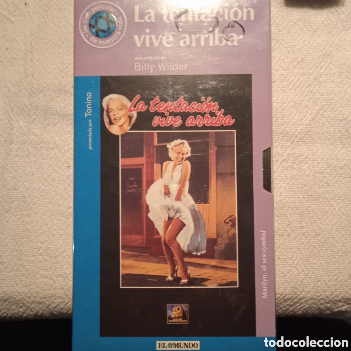 Cine: La tentaci&oacute;n vive arriba, precintada,vhs