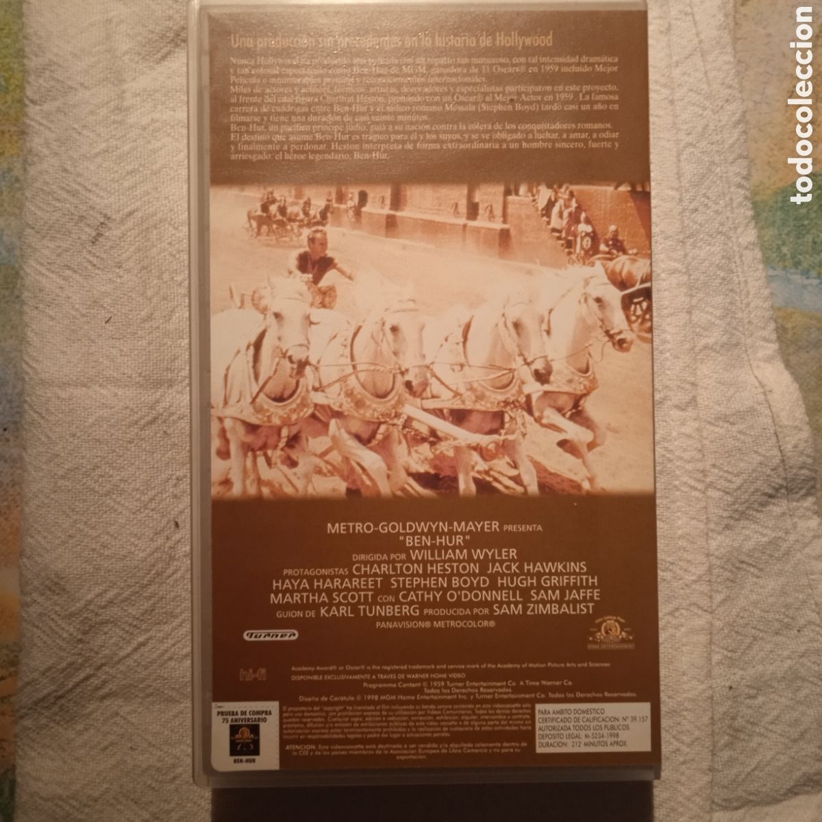 Cine: Ben hur vhs - Foto 2