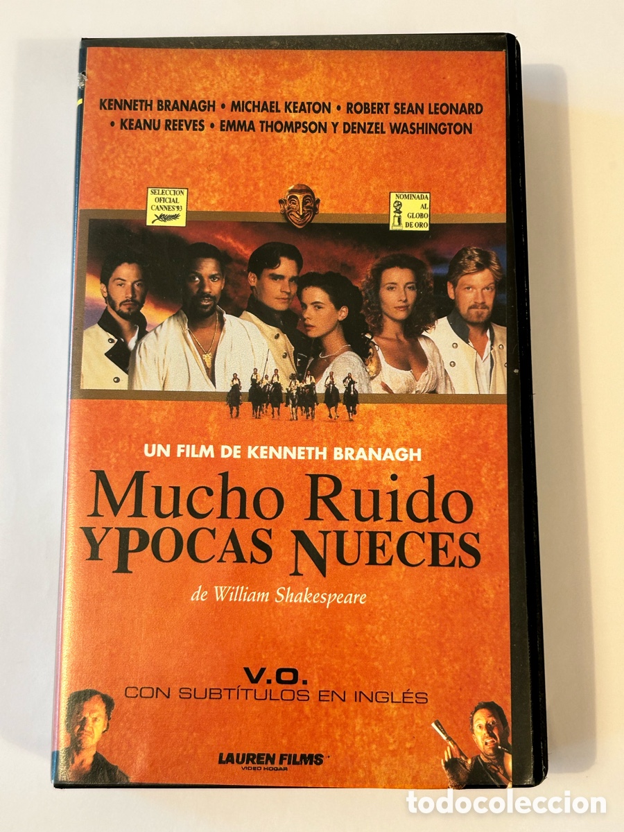Cine: MUCHO RU&Iacute;DO Y POCAS NUECES. VHS. SPEAK UP
