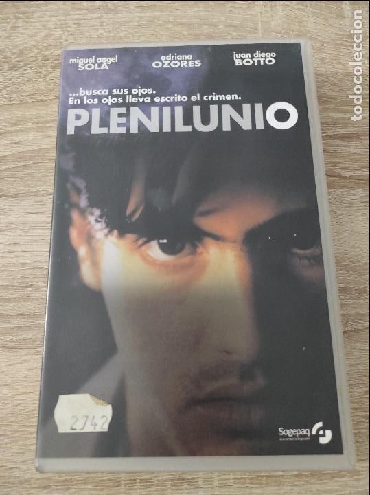 Cinema: PELICULA VHS PLENILUNIO A&Ntilde;O 2000 MIGUEL ANGEL SOLA VER DESCRIPCION Y FOTOS