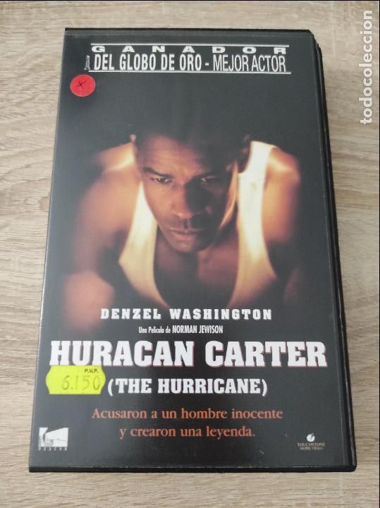 Cinema: PELICULA VHS HURACAN CARTER THE HURRICANE A&Ntilde;O 2000 VER DESCRIPCION Y FOTOS