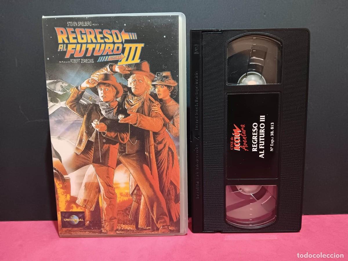 Cine: Antigua pelicula en formato cinta cassette vhs regreso al futuro parte tres