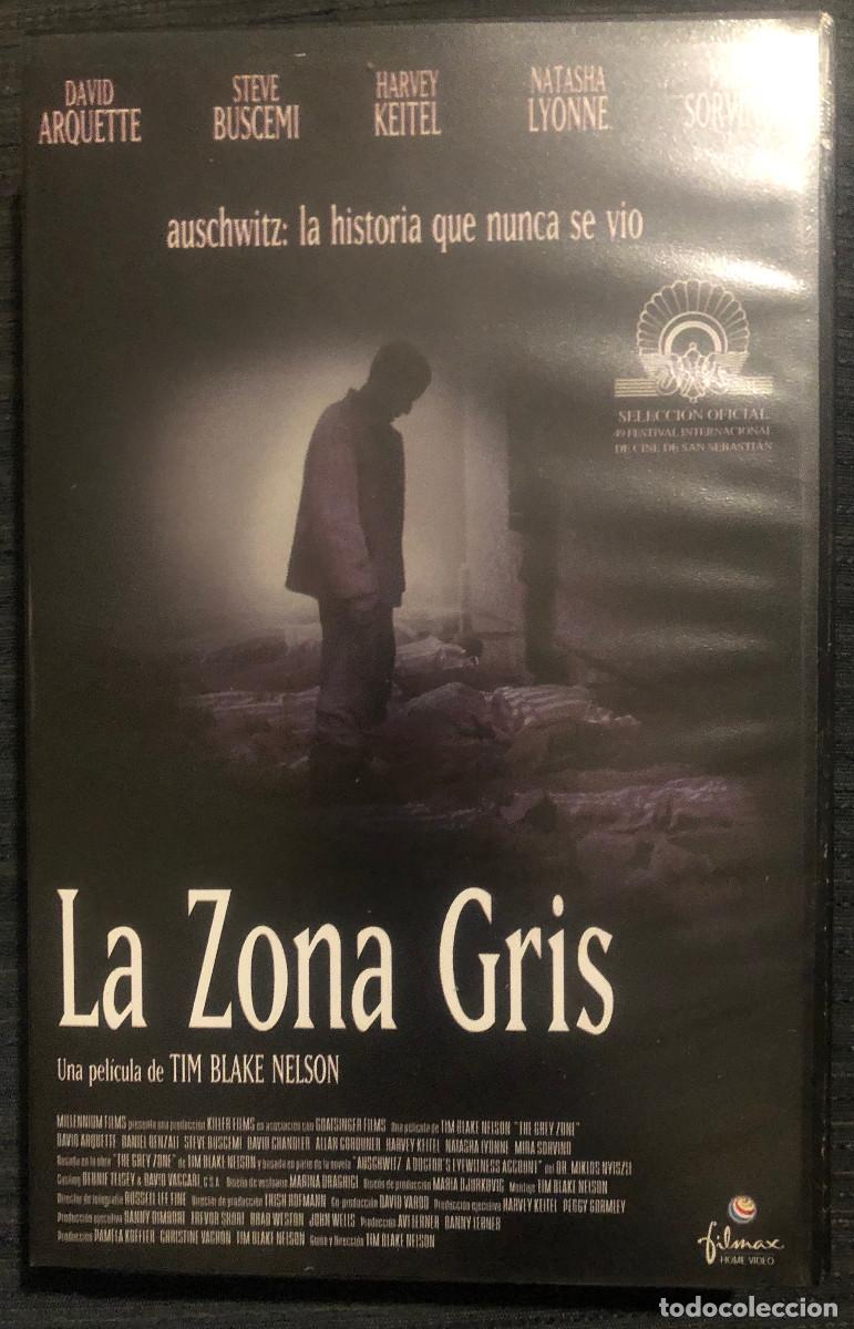 Cine: 'La zona gris', con Harvey Keitel. Edici&oacute;n de videoclub de 2002. Caja grande. VHS original.