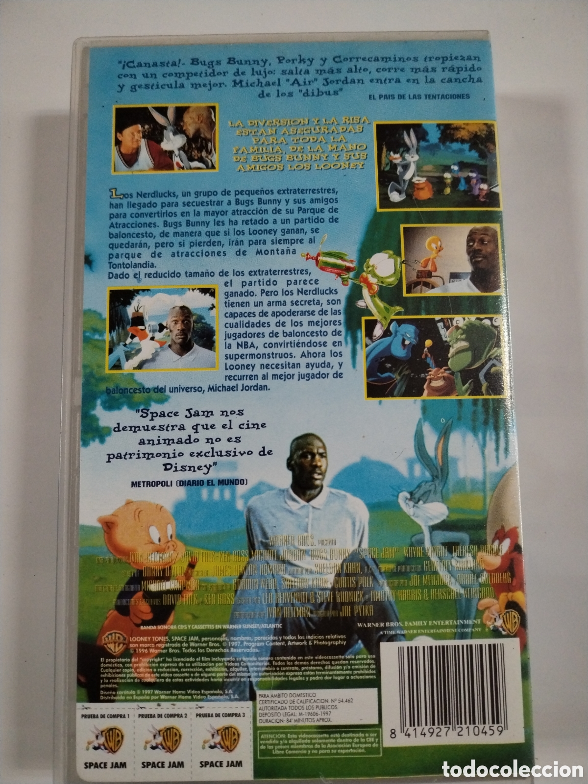Cine: SPACE JAM. VHS - Foto 2