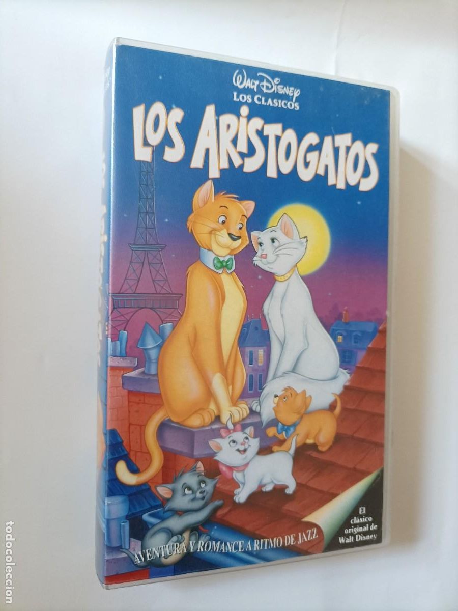 Cine: PEL&Iacute;CULA WALT DISNEY, VHS. LOS ARISTOGATOS.CL&Aacute;SICO 20 PERFECTA SOLO SE ABRI&Oacute; PARA PROBARLA.
