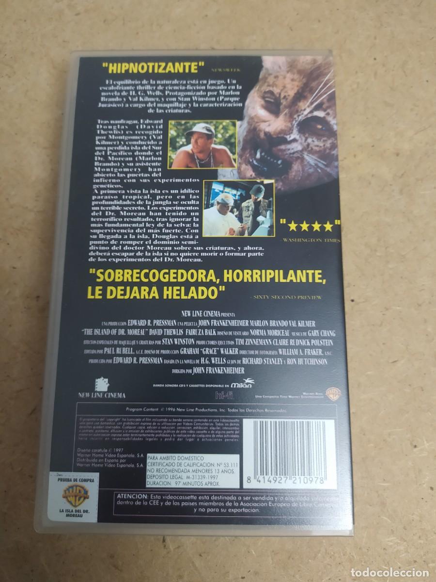 Cine: VHS - la isla del Dr. Moreau - Foto 2