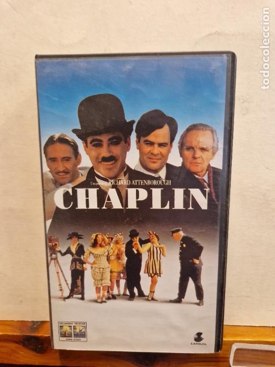 Cine: VHS. CHAPLIN. RICHARD ATTENBOROUGH. - Foto 1