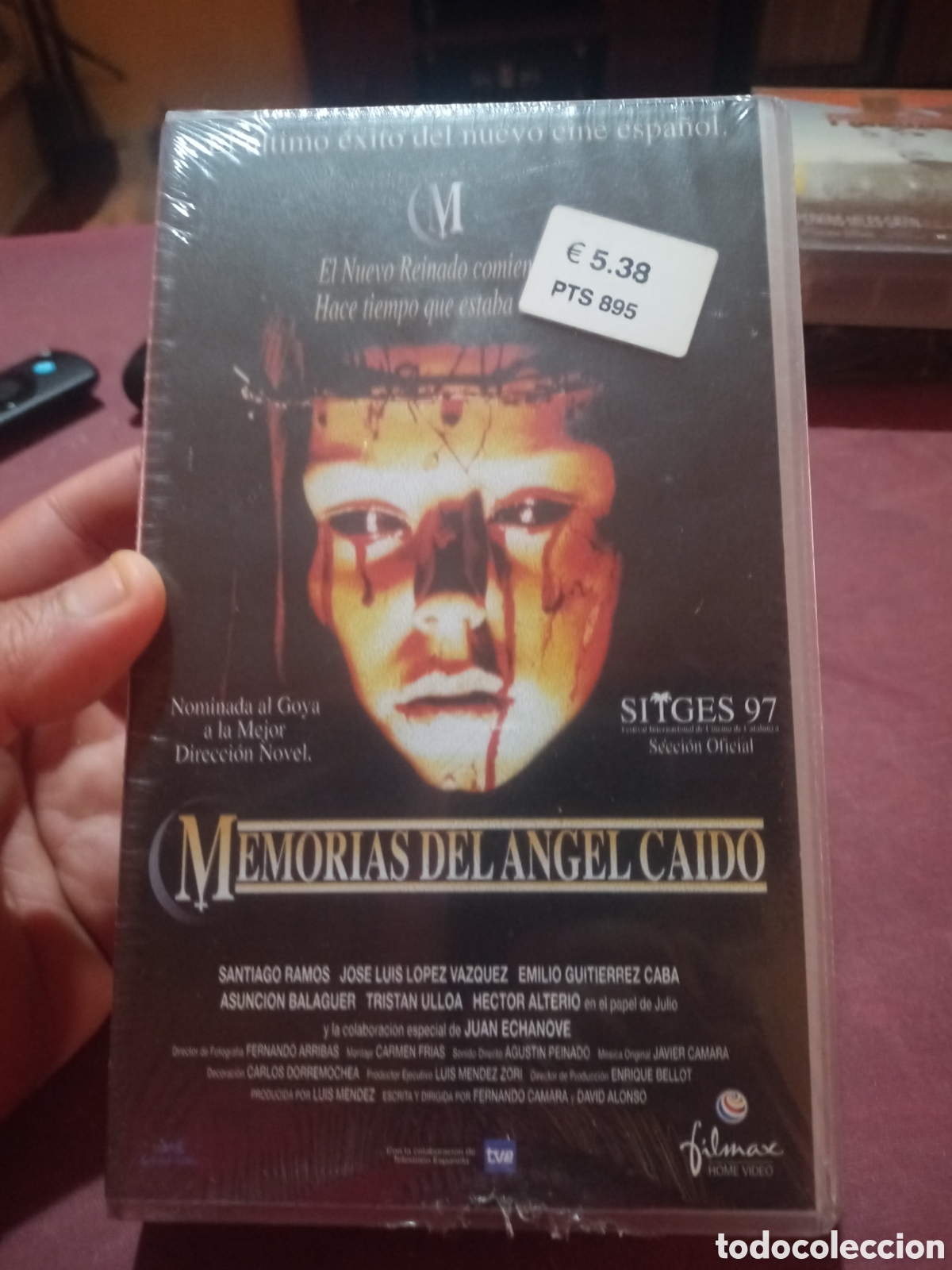 Cine: Memorias del &Aacute;ngel Ca&iacute;do vhs Nuevo precintado