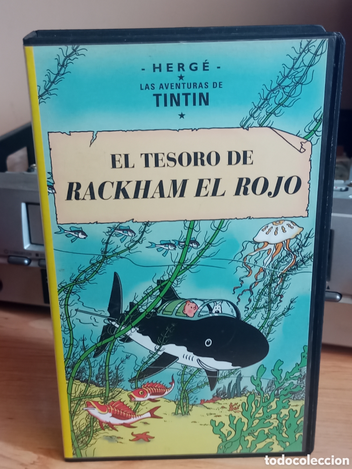 Cine: Tintin El tesoro de Rackham el Rojo Vhs