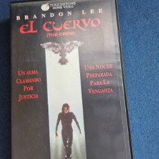 Cine: ANTIGUA PELÍCULA VHS EL CUERVO (THE CROW) CON BRANDON LEE. CINTA DE ACCIÓN DE 1994.