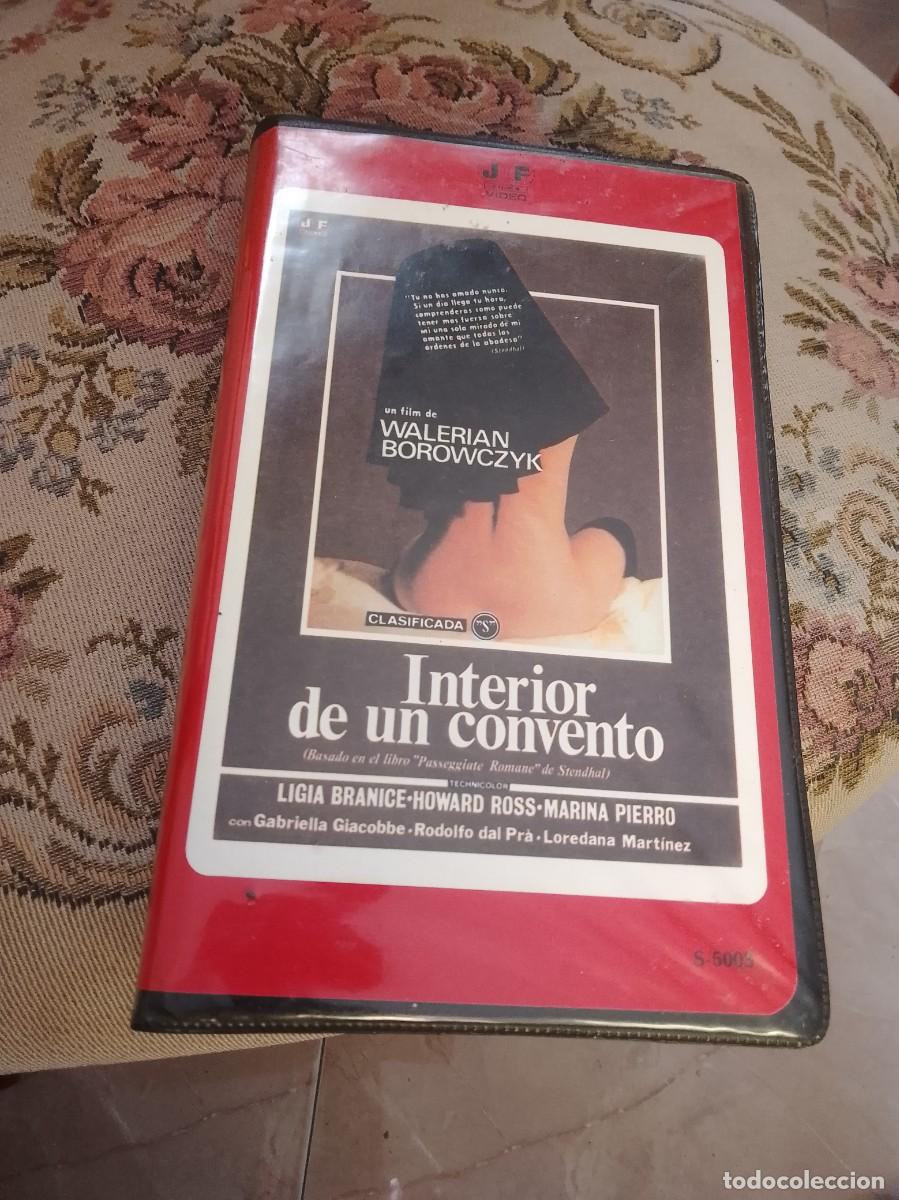 Cine: Interior de un convento vhs 1 edicion caja grande