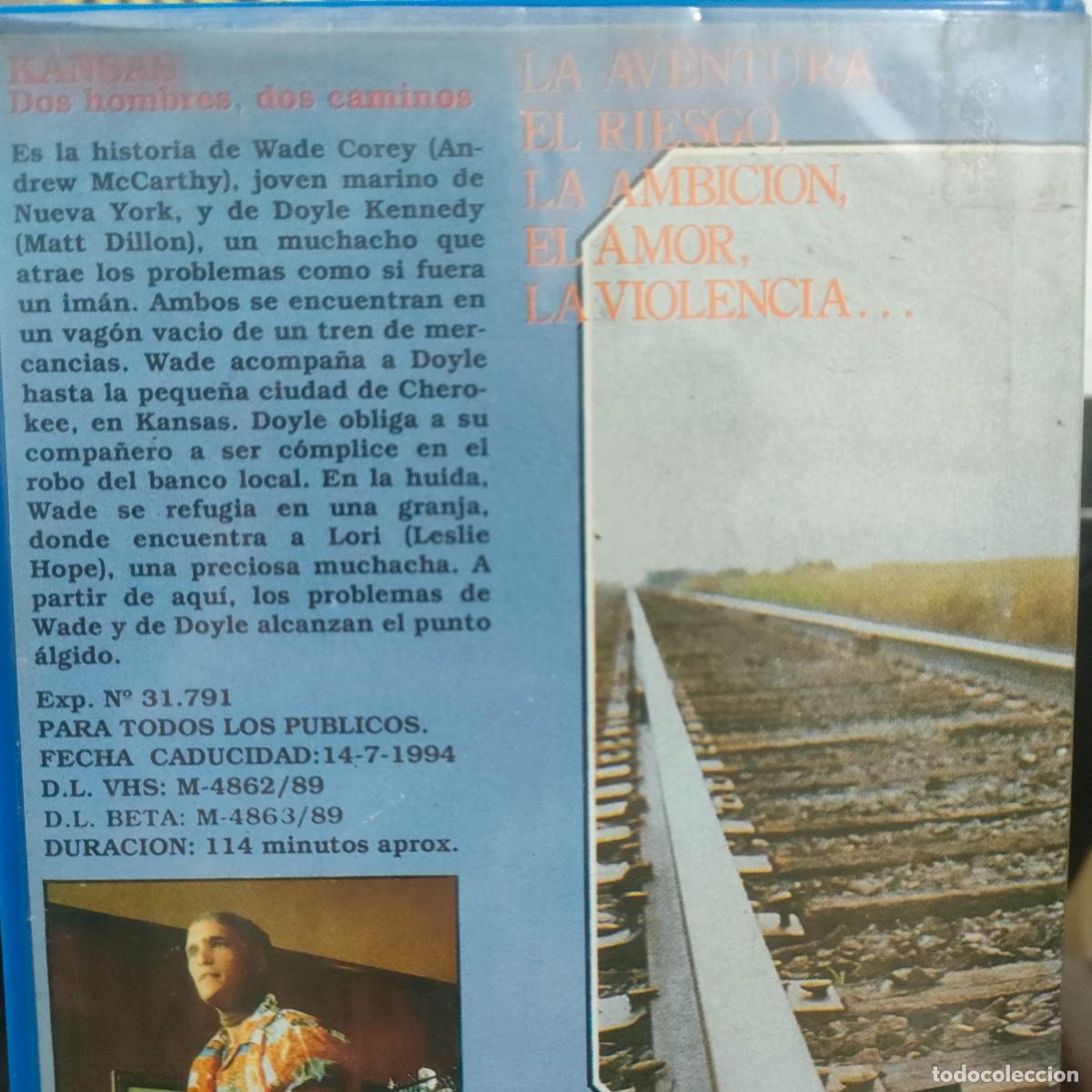 Cine: KANSAS - DAVID STEVENS - MATT DILLON, ANDREW MCCARTHY - CB - Foto 2