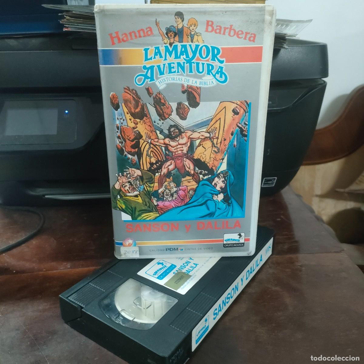 Cine: SANSON Y DALILA - LA MAYOR AVENTURA HISTORIAS DE LA BIBLIA - HANNA BARBERA - GRUPO AGUILA 1988