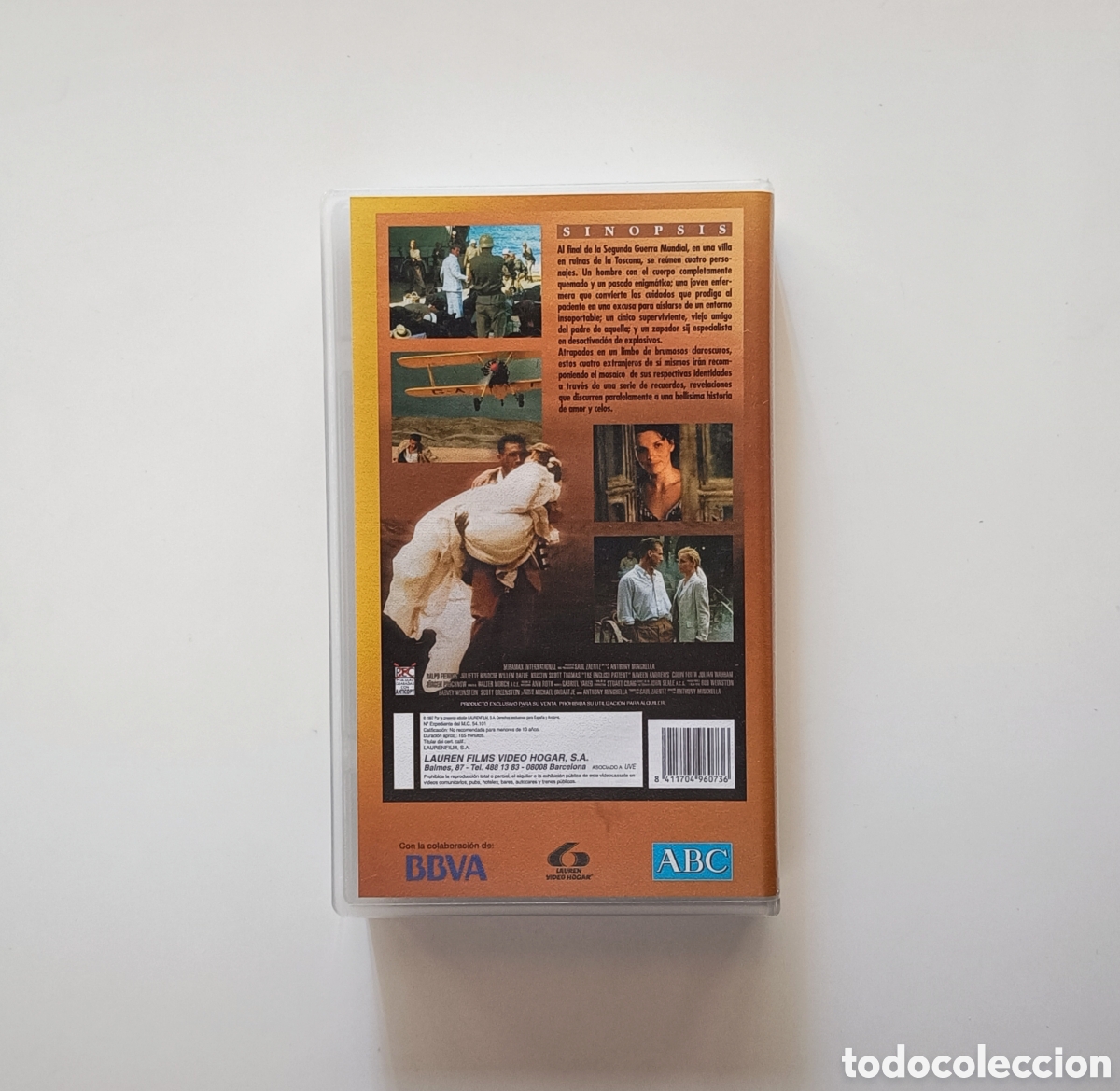 Cine: El paciente ingl&eacute;s (1996), en VHS - Foto 3