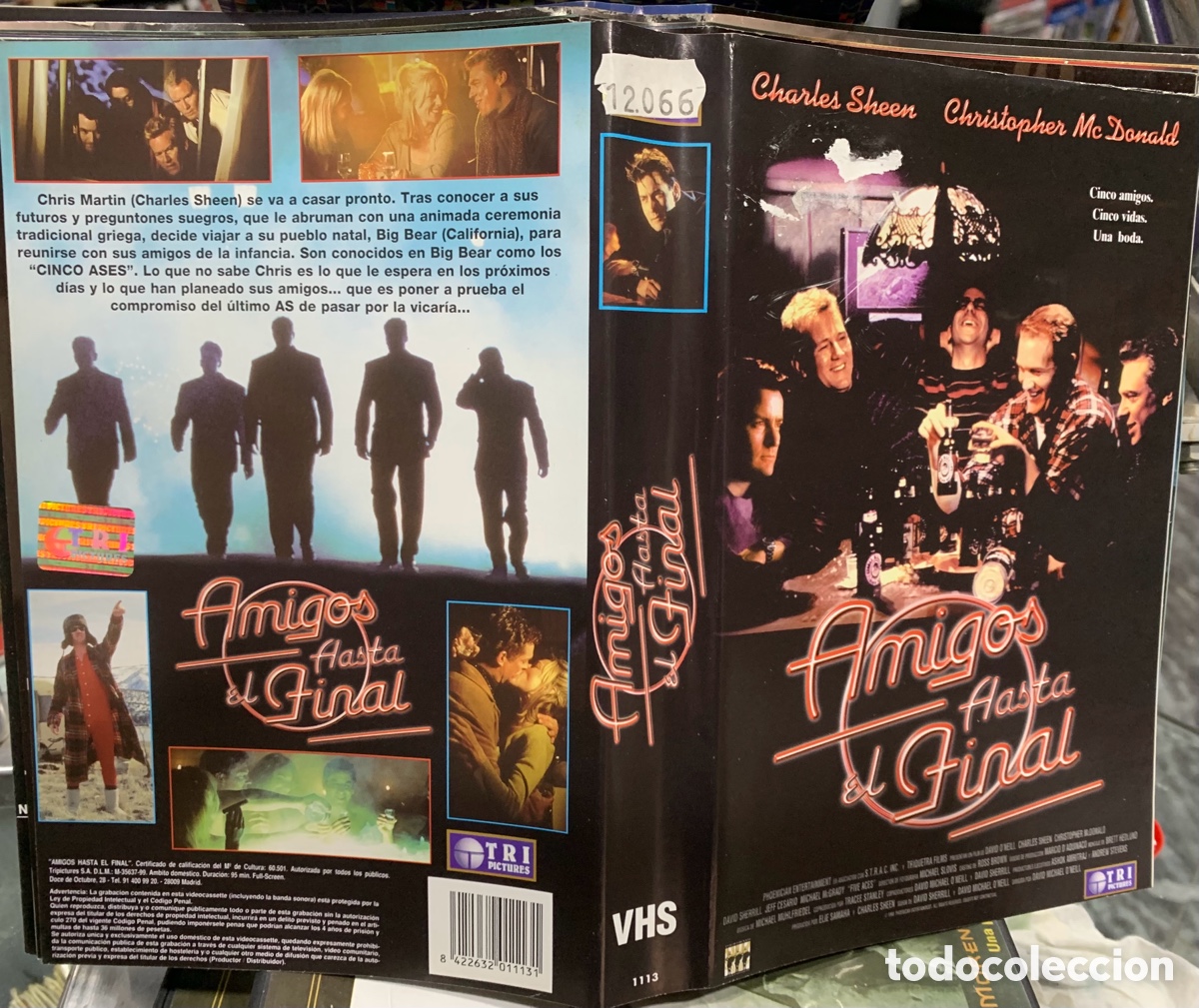 Cin&eacute;ma: Amigos hasta el final (Solo caratula original VHS)