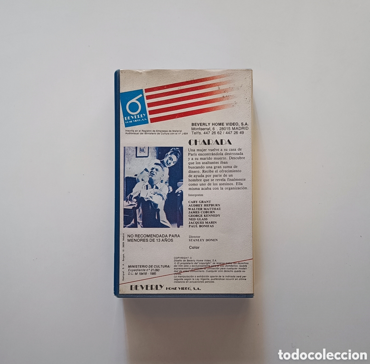 Cine: Charada (1963), en VHS - Foto 3