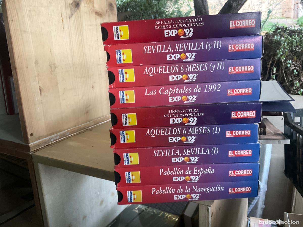 Cinema: Colecci&oacute;n Completa Lote de 9 VHS Exposici&oacute;n Universal de Sevilla Expo 92 1992 El Correo
