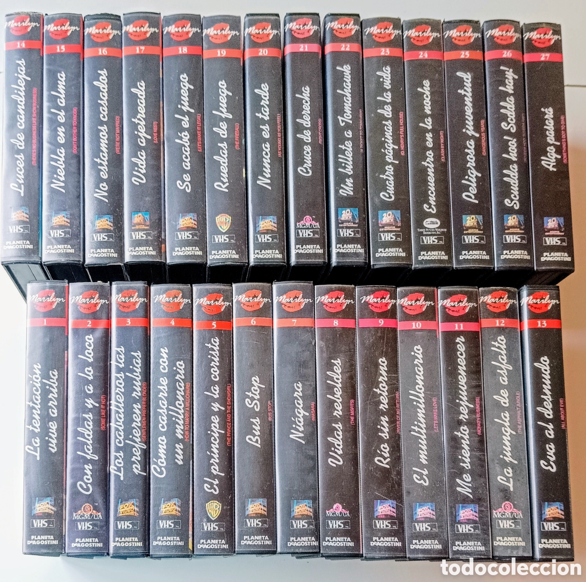 lote 27 películas vhs.colección completa. maril - Compra venta en  todocoleccion