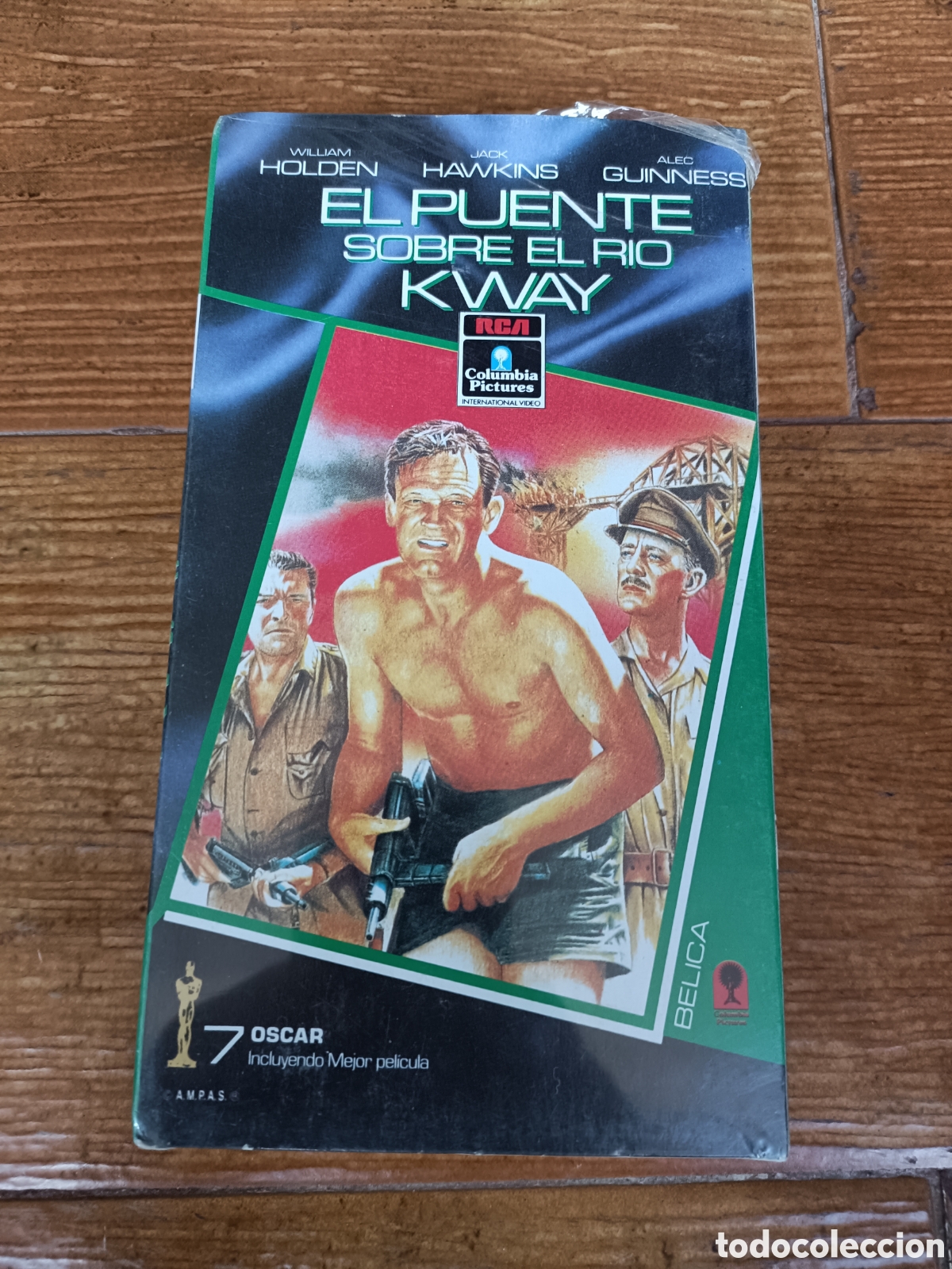 Cine: VHS El Puente sobre el r&iacute;o Kway -William Hilden- (Precintado)