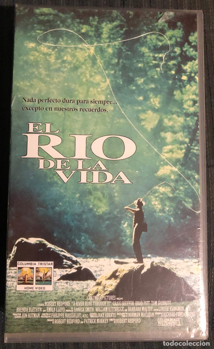 Kino: 'El r&iacute;o de la vida', con Brad Pitt. Drama. Columbia Tristar Video. Edici&oacute;n 1993. VHS original.