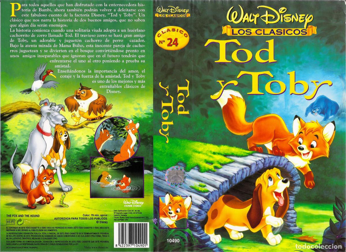 Cine: TOD Y TOBY DISNEY VHS - Foto 1