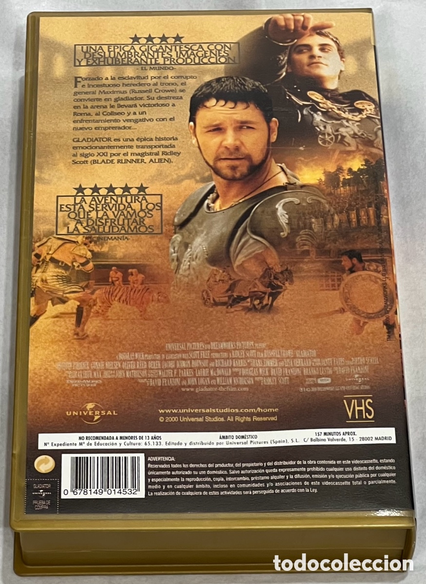 Cine: Pel&iacute;cula. &ldquo;Gladiator. Ridley Scott. - Foto 2