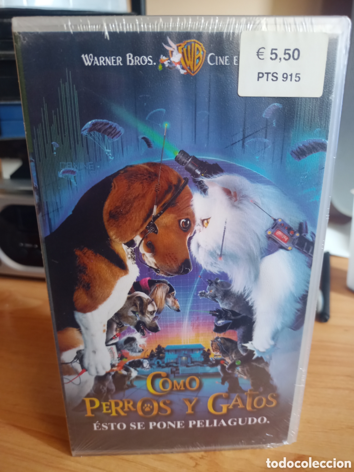 Cine: Como perros y gatos vhs Nueva Precintada