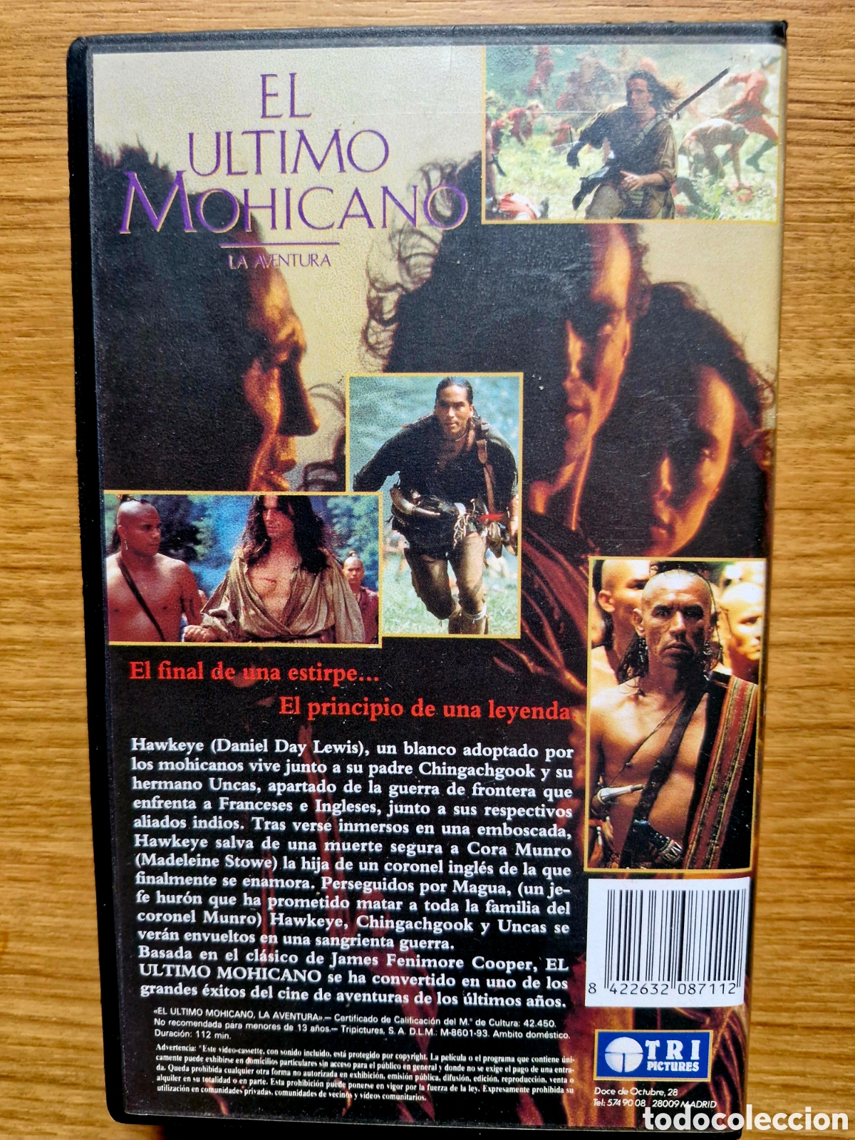 Cine: VHS EL &Uacute;LTIMO MOHICANO - Foto 3