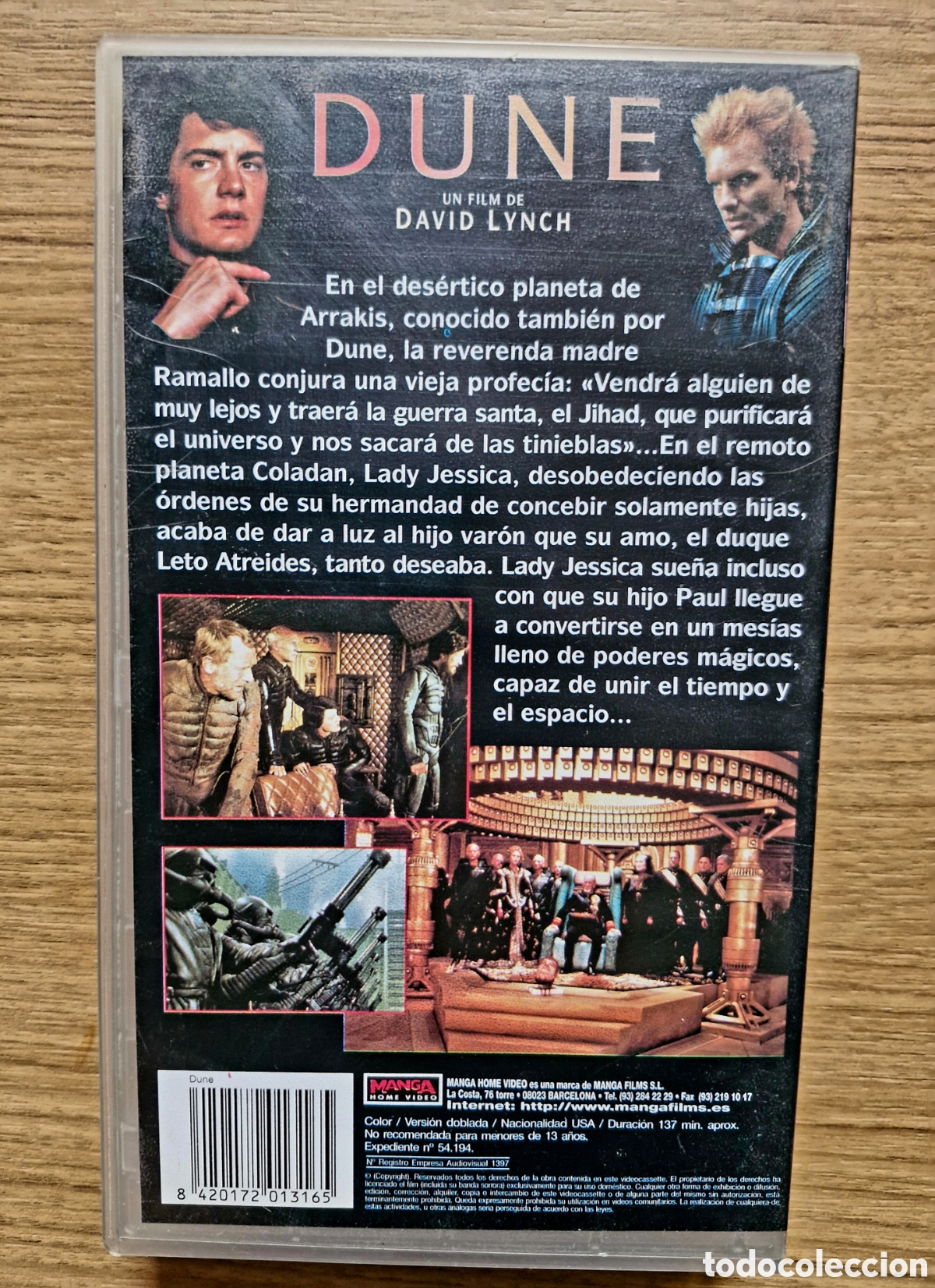 Cine: PEL&Iacute;CULA V&Iacute;DEO VHS DUNE - Foto 3