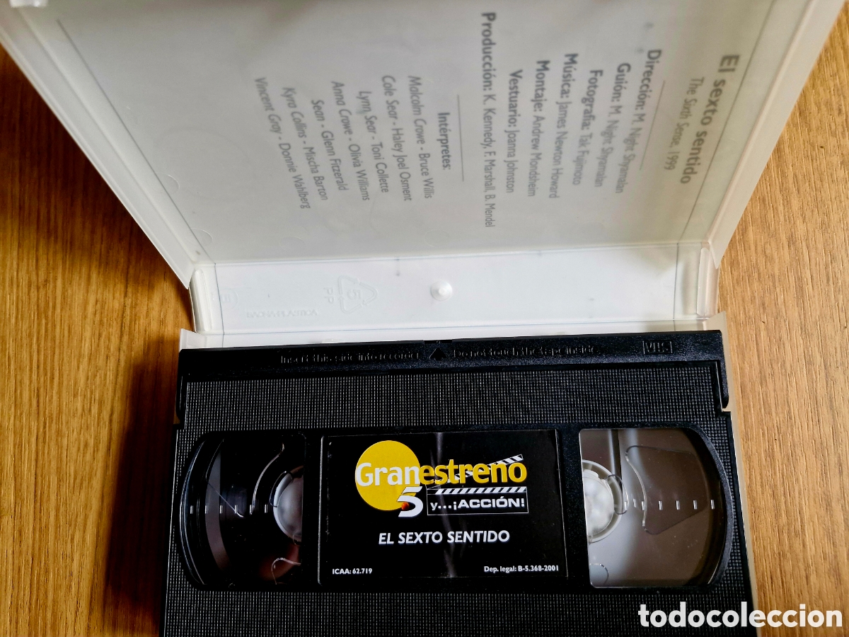 Cine: VHS EL SEXTO SENTIDO - Foto 2