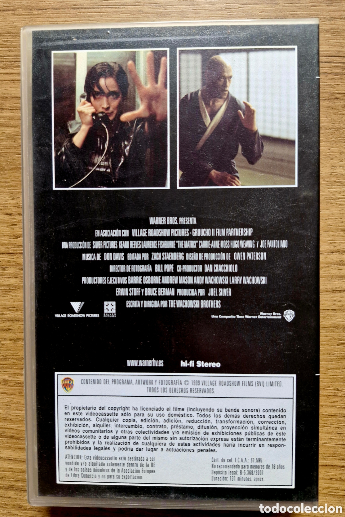 Cine: PEL&Iacute;CULA V&Iacute;DEO VHS MATRIX - Foto 3