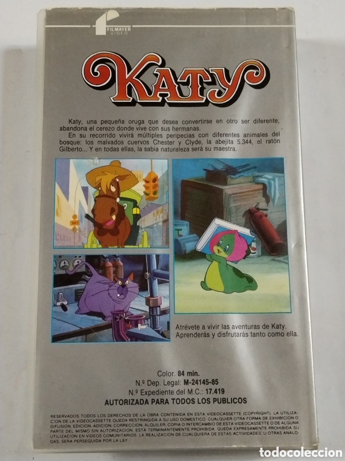 Cine: KATY LA ORUGA - VHS.. - Foto 2