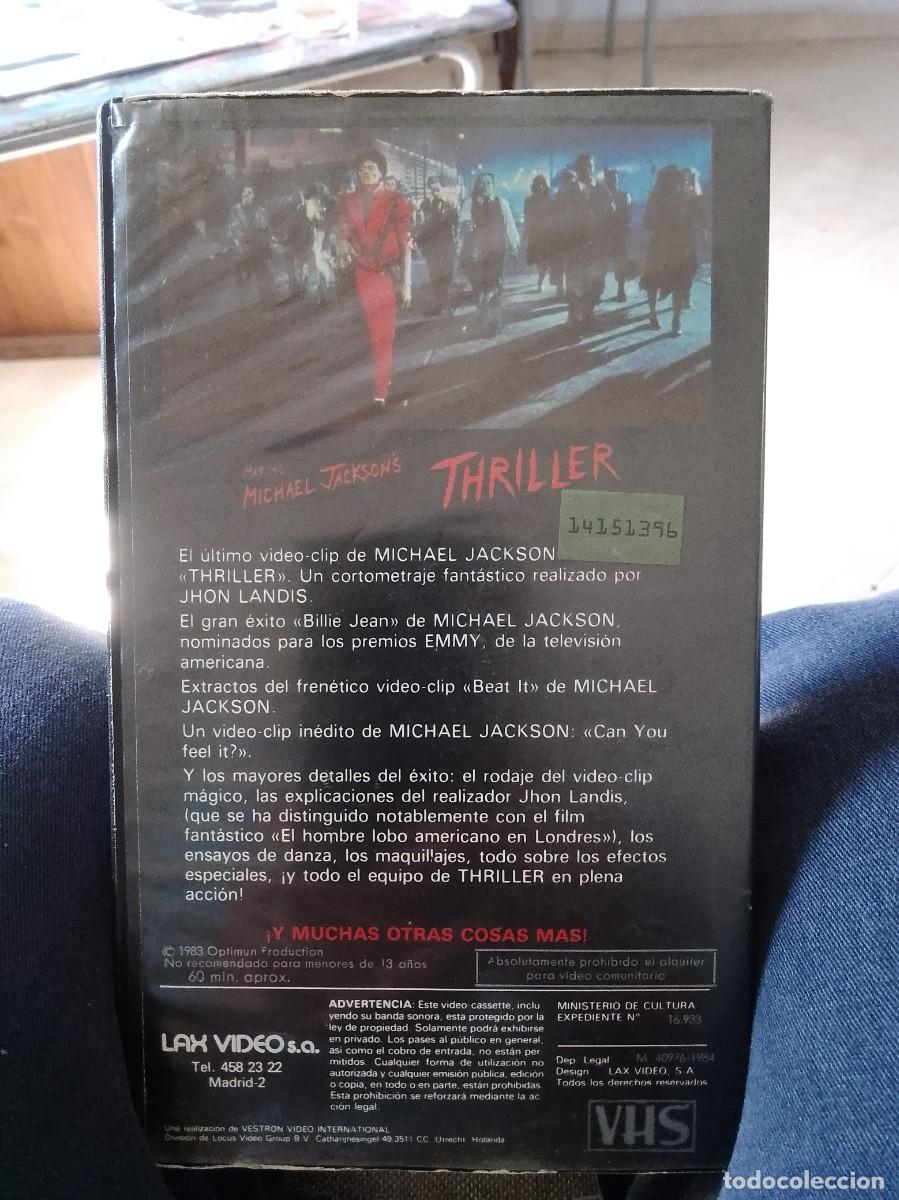 Cine: Making Michael Jackson,s triller vhs - Foto 3