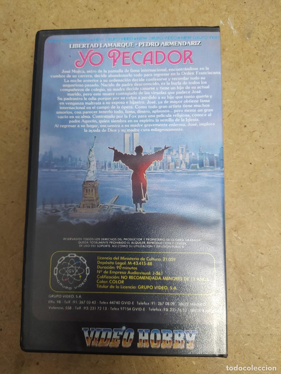Cine: VHS - yo pecador - Foto 2