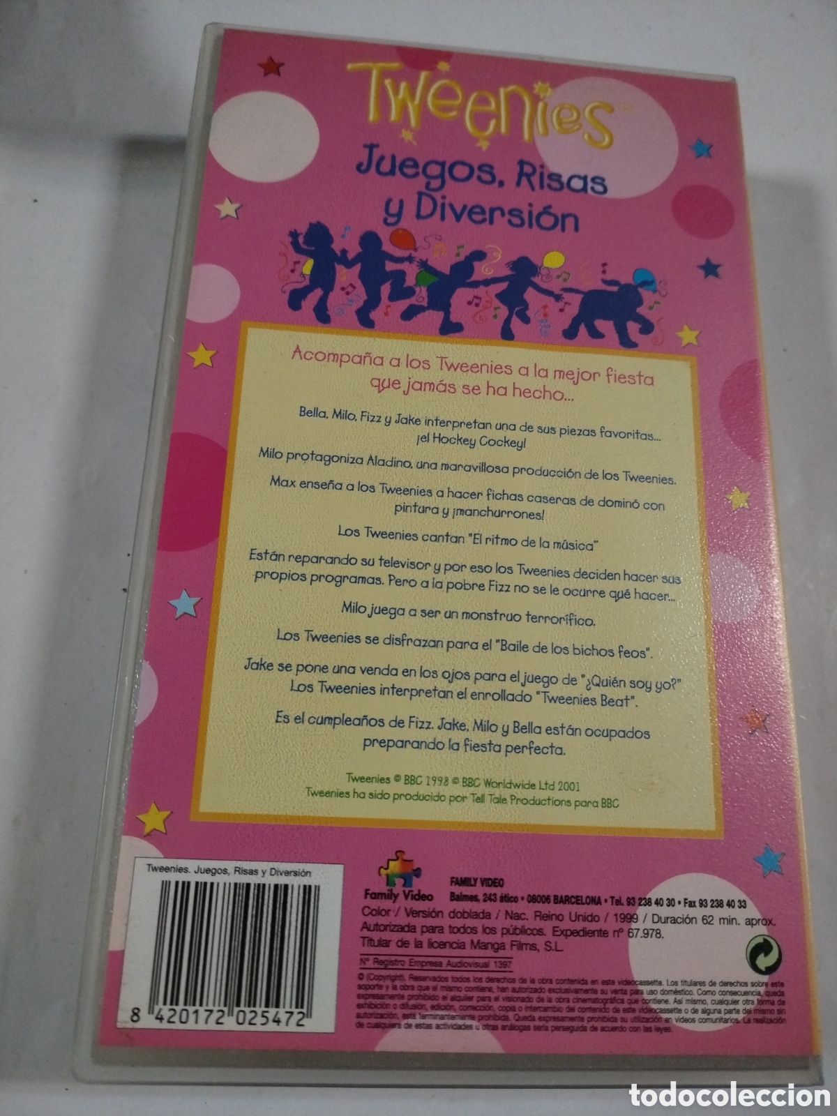 Cine: TWEENIES. JUEGOS, RISAS Y DIVERSI&Oacute;N. VHS - Foto 2