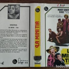 Cine: CARATULA VHS, BETA - LA MINI TIA, MARI SANTPERE, KIKO