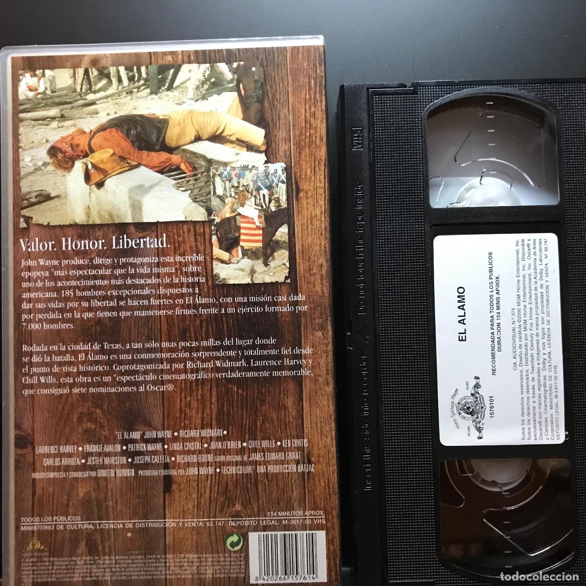 Cine: John Wayne ● El &Aacute;lamo ● [VHS] - Foto 2