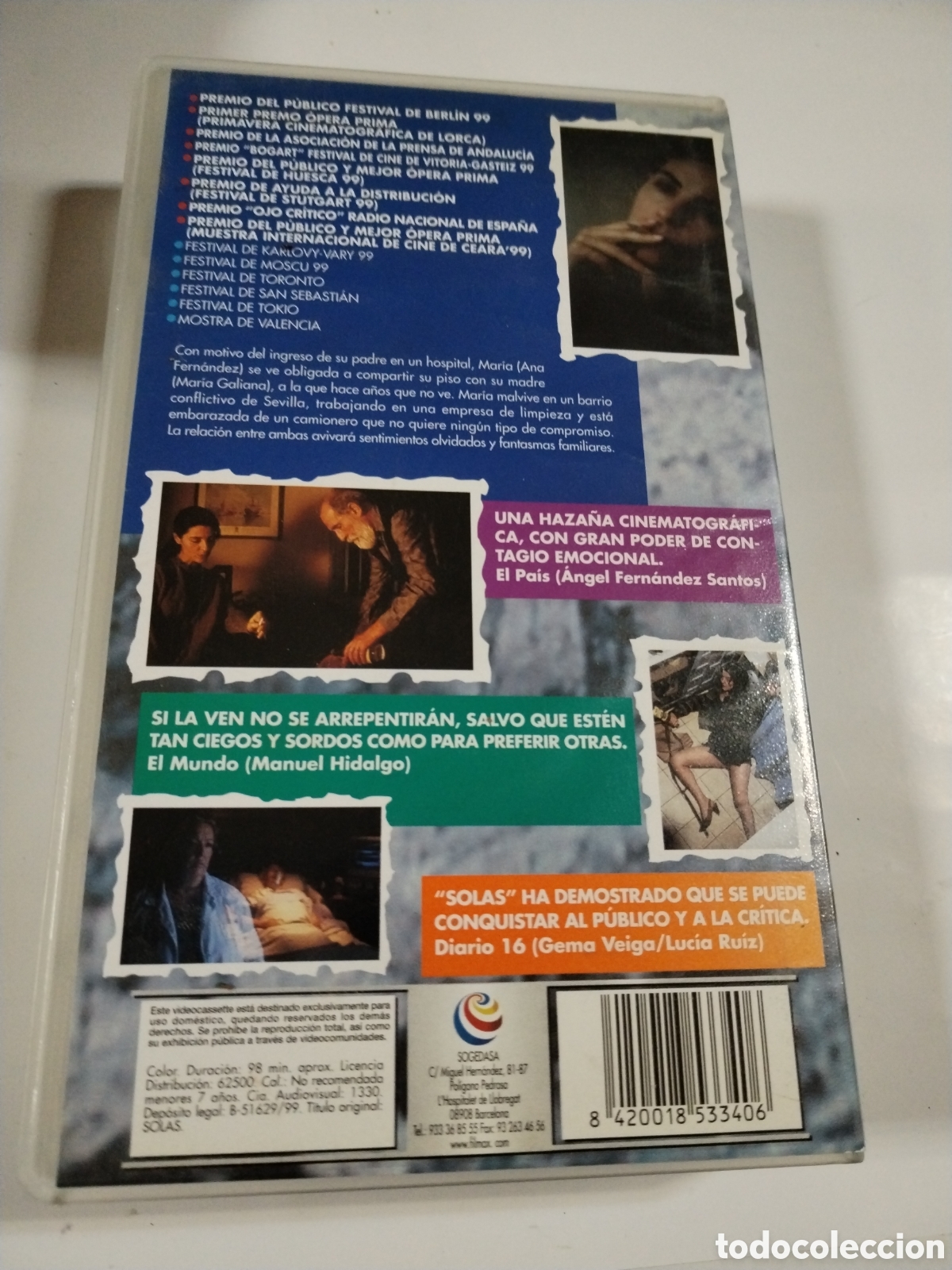 Cine: Solas. VHS - Foto 2
