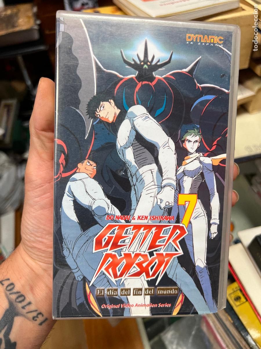 Cine: Manga: VHS: Getter Robot volumen 1 de 7. El dia del fin del mundo