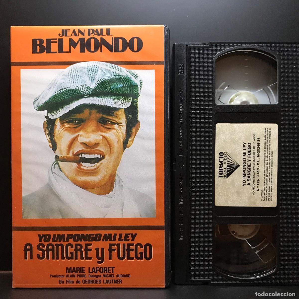 Cine: Georges Lautner ● Yo impongo mi ley a sangre y fuego ● [VHS] 1979