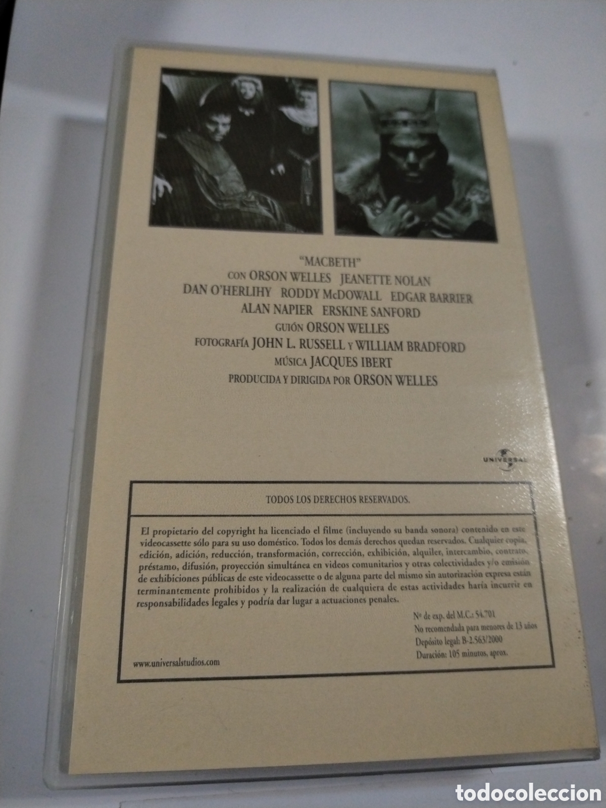 Cine: Macbeth. VHS - Foto 2