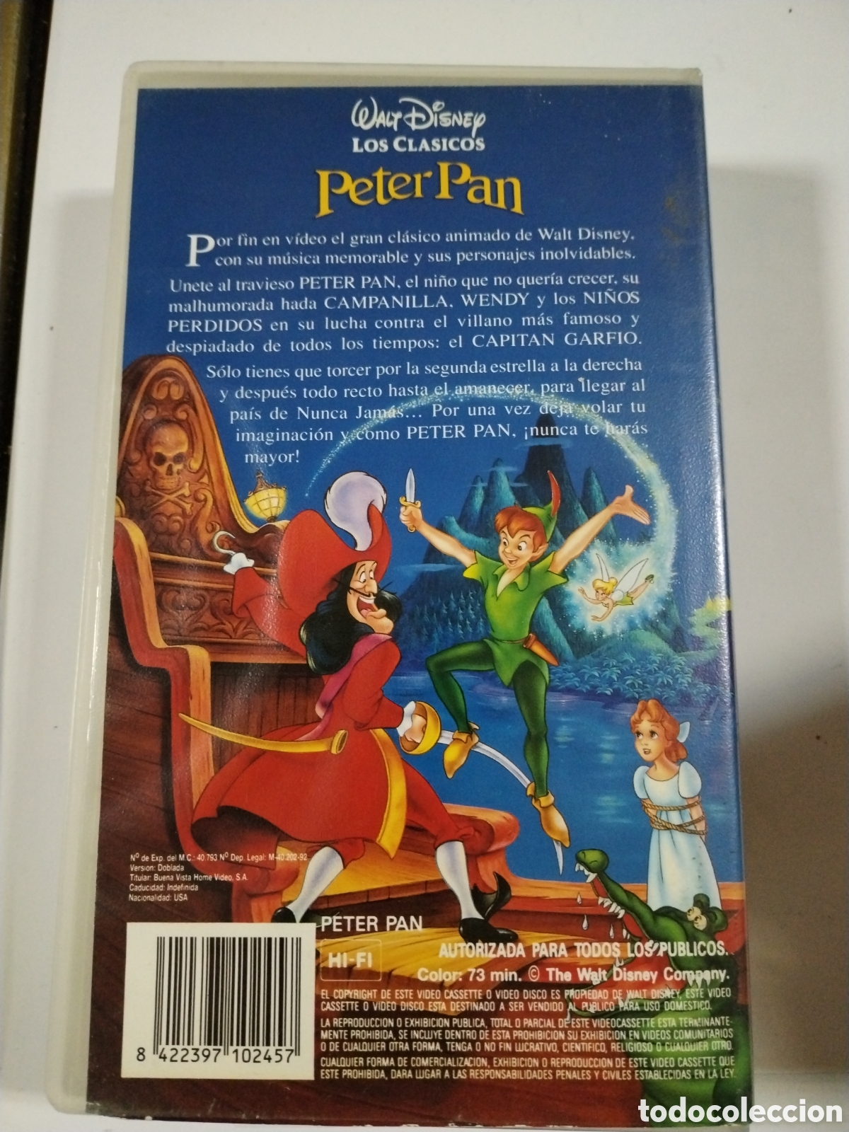 Cine: Peter Pan. Disney. VHS - Foto 2