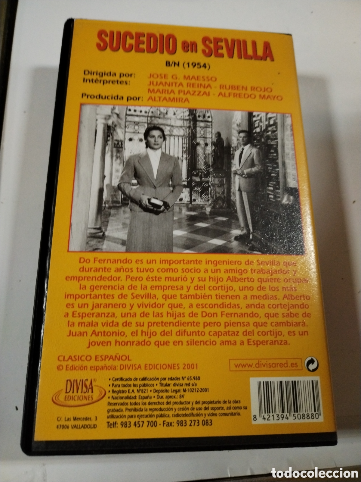 Cine: SUCEDI&Oacute; EN SEVILLA. VHS - Foto 2